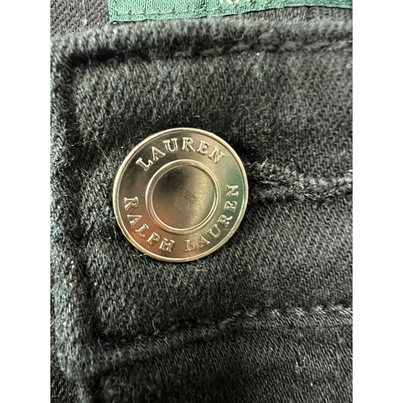 Lauren Ralph Lauren Black Skinny Jeans Women's Size 4 Petite Stretch Denim D16 - Picture 4 of 14